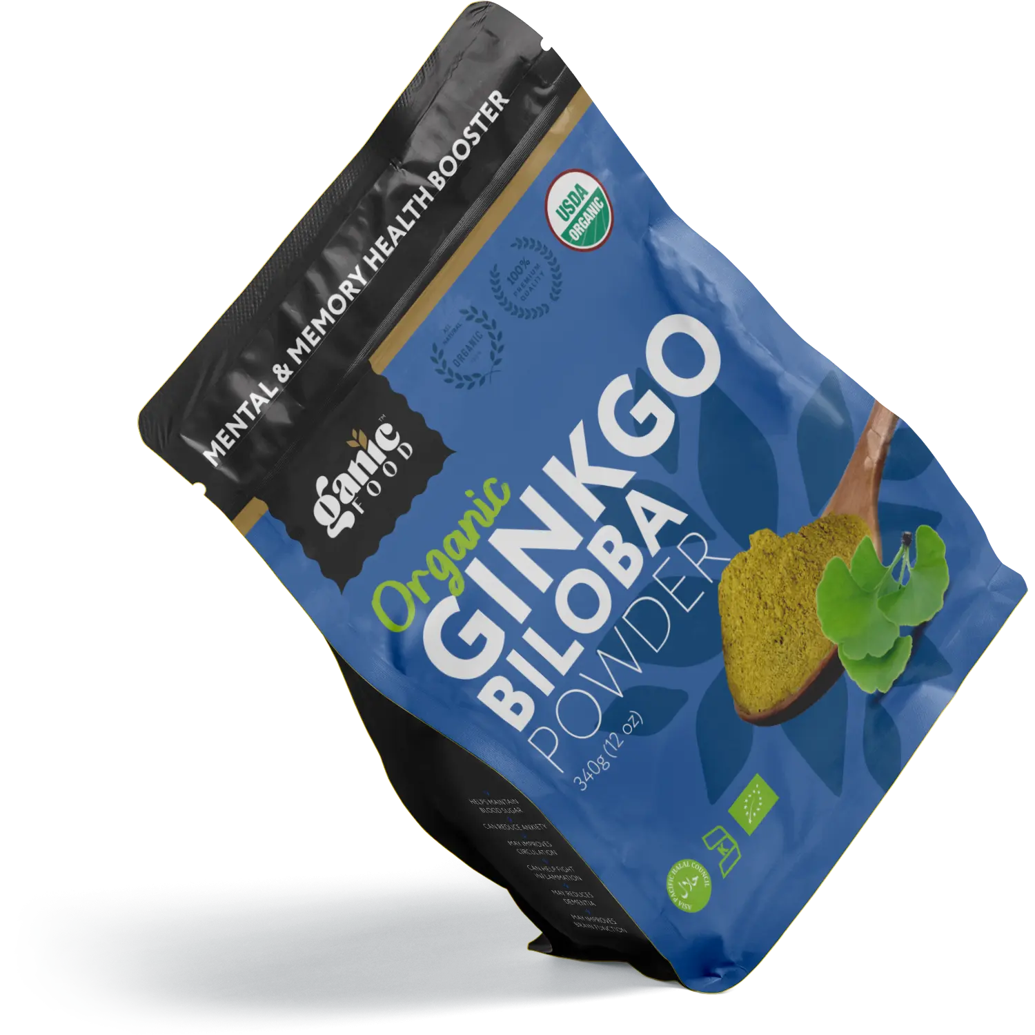 Organic Ginkgo Biloba Powder